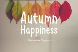 Autumn Happiness Font for Editorial Design