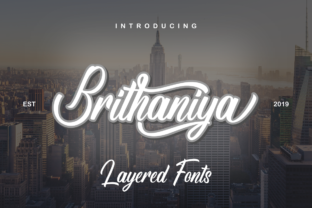 Brithaniya: A Modern Handwritten Font for Business