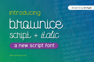 Brownice: A Modern Script Font