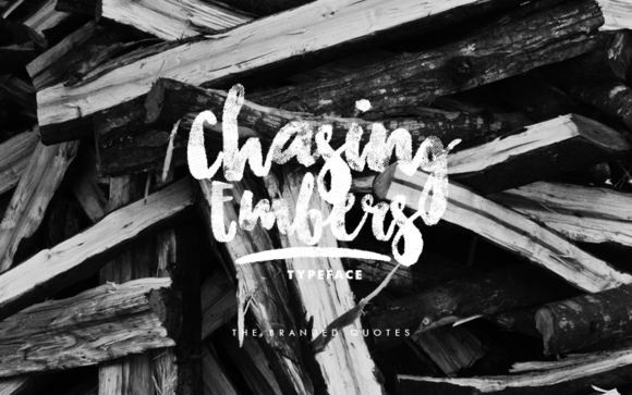 Chasing Embers: A Font That Captures the Moment