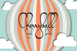 Cherryball: A Fun Script Font for Creative Projects