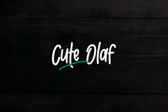 Cute Olaf: A Cool Script for Whimsical Design
