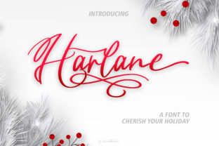 Harlane: A Script Font That Shines