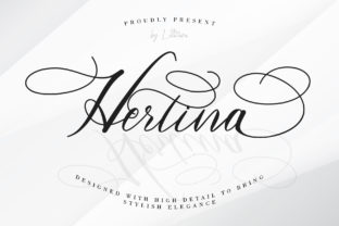 Hertina: A Modern Script Font for Business