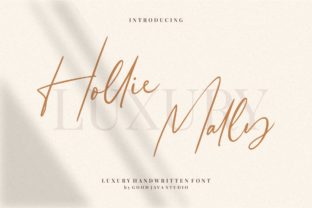Hollie Mally: A Handwritten Font for Creative Makers