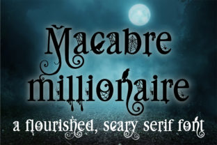 Macabre Millionaire Font for Halloween Campaigns