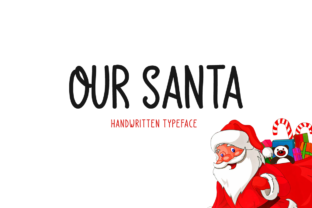 Our Santa Font for Web Design