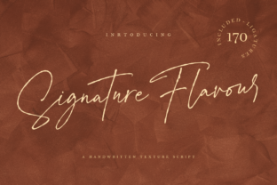 Signature Flavour Font for Business