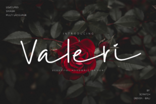 Valeri: A Script Font for Elegant Design