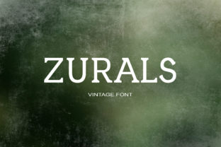Zurals: A Bold Serif Font for Impactful Design